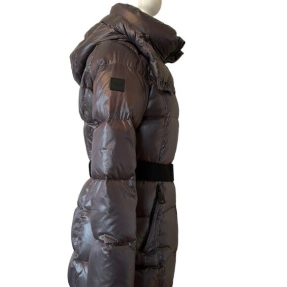 SAM. SOHO Quilted Puffer Gray Coat Jacket size L - Picture 5 of 12